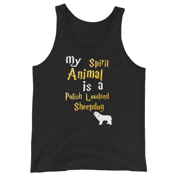 Polish Lowland Sheepdog Tank Top -  Spirit Animal Unisex