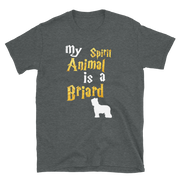 Briard T shirt -  Spirit Animal Unisex T-shirt