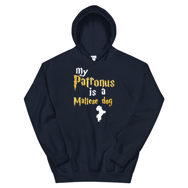 Maltese dog Hoodie -  Patronus Unisex Hoodie