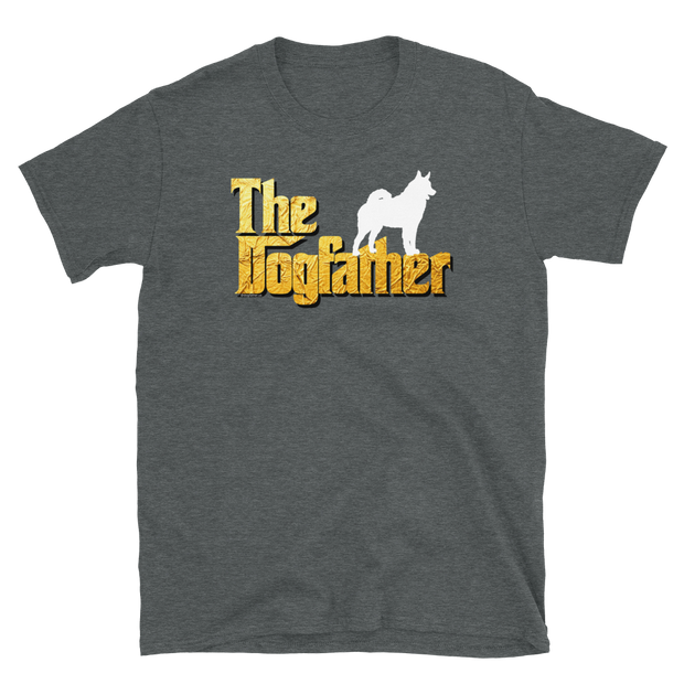Norwegian Elkhound Dogfather Unisex T Shirt