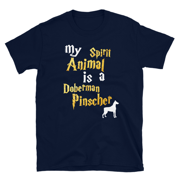 Doberman Pinscher T shirt -  Spirit Animal Unisex T-shirt