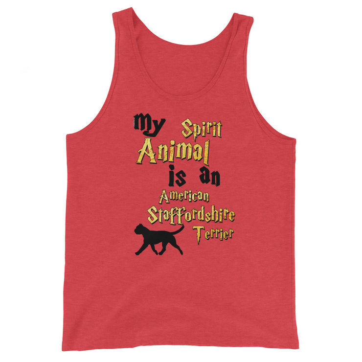 American Staffordshire Terrier Tank Top - Spirit Animal Unisex