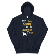 Australian Terrier Hoodie -  Spirit Animal Unisex Hoodie