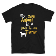 Black Russian Terrier T shirt -  Spirit Animal Unisex T-shirt