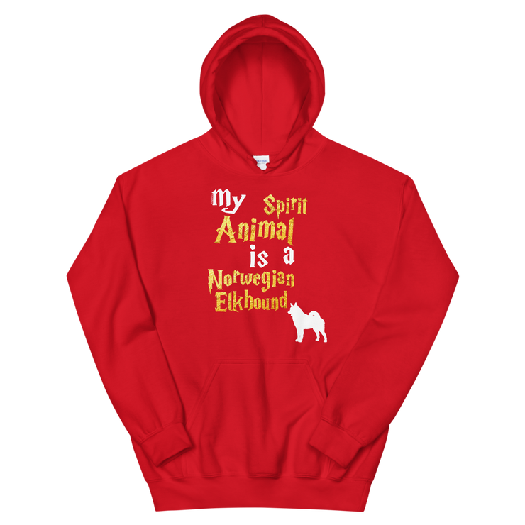 Norwegian Elkhound Hoodie -  Spirit Animal Unisex Hoodie