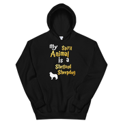Shetland Sheepdog Hoodie -  Spirit Animal Unisex Hoodie