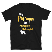 Miniature Schnauzer T shirt -  Patronus Unisex T-shirt