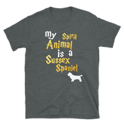 Sussex Spaniel T shirt -  Spirit Animal Unisex T-shirt