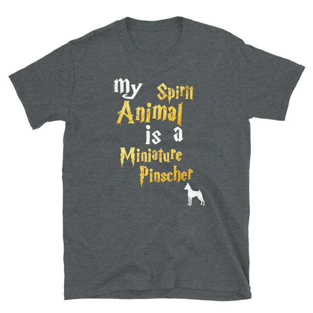 Miniature Pinscher T shirt -  Spirit Animal Unisex T-shirt