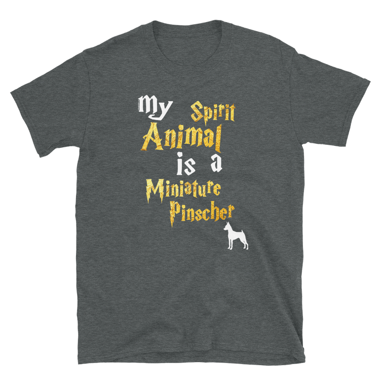 Miniature Pinscher T shirt -  Spirit Animal Unisex T-shirt