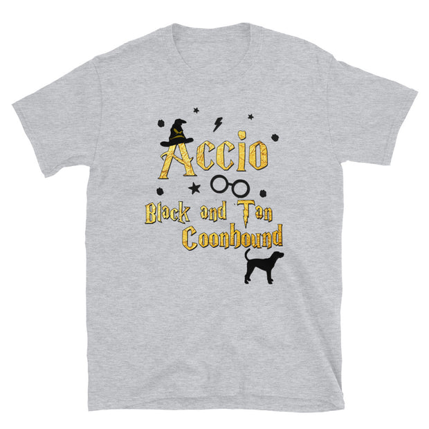 Accio Black and Tan Coonhound T Shirt - Unisex