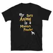 Miniature Pinscher T shirt -  Spirit Animal Unisex T-shirt
