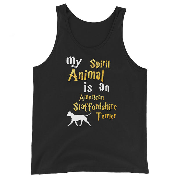 American Staffordshire Terrier Tank Top -  Spirit Animal Unisex