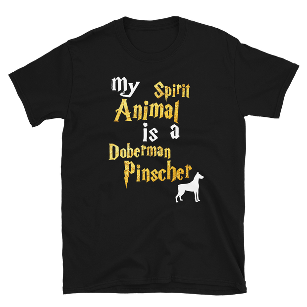 Doberman Pinscher T shirt -  Spirit Animal Unisex T-shirt