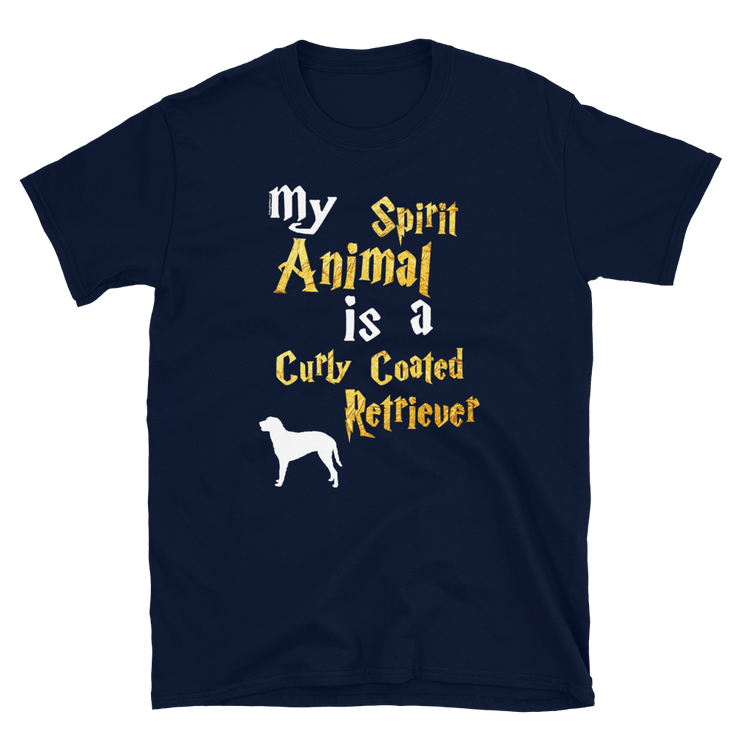 Curly Coated Retriever T shirt -  Spirit Animal Unisex T-shirt