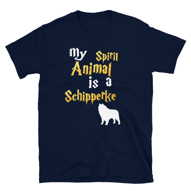 Schipperke T shirt -  Spirit Animal Unisex T-shirt