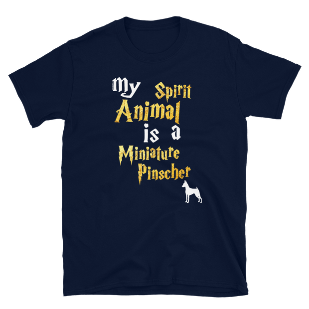 Miniature Pinscher T shirt -  Spirit Animal Unisex T-shirt