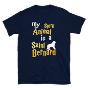 Saint Bernard T shirt -  Spirit Animal Unisex T-shirt