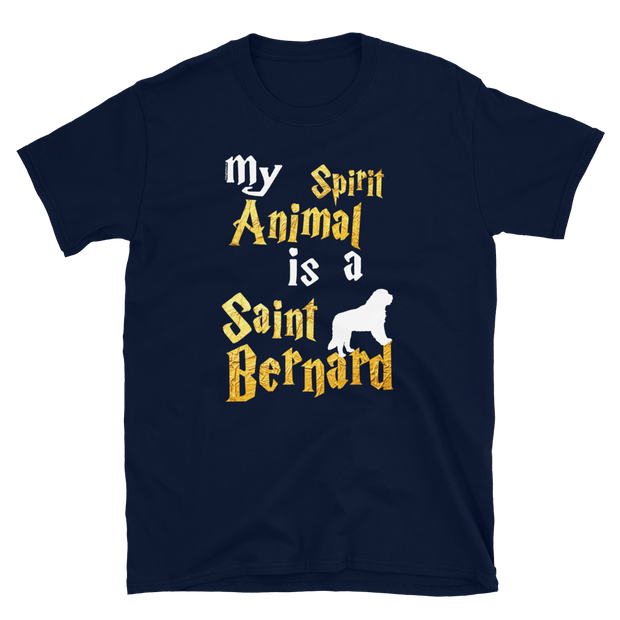 Saint Bernard T shirt -  Spirit Animal Unisex T-shirt