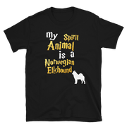 Norwegian Elkhound T shirt -  Spirit Animal Unisex T-shirt