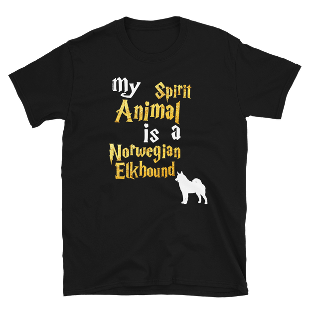 Norwegian Elkhound T shirt -  Spirit Animal Unisex T-shirt