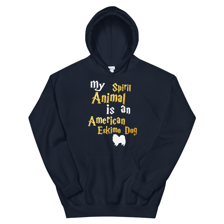 American Eskimo Dog Hoodie -  Spirit Animal Unisex Hoodie