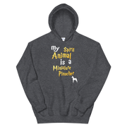 Miniature Pinscher Hoodie -  Spirit Animal Unisex Hoodie