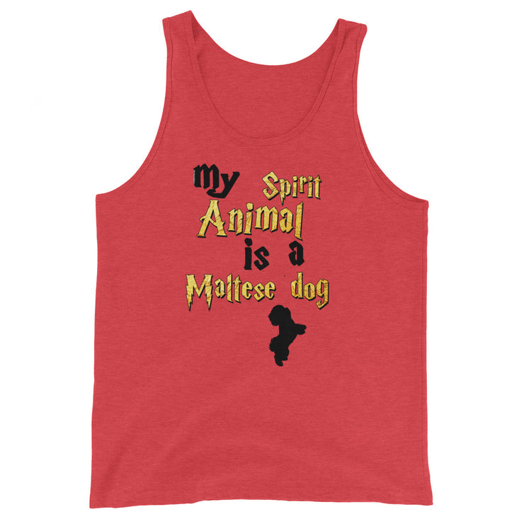 Maltese dog Tank Top - Spirit Animal Unisex