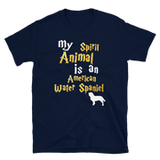 American Water Spaniel T shirt -  Spirit Animal Unisex T-shirt