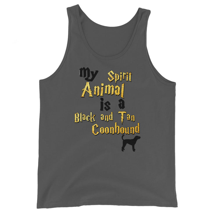 Black and Tan Coonhound Tank Top - Spirit Animal Unisex