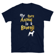 Basenji T shirt -  Spirit Animal Unisex T-shirt