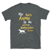 American Staffordshire Terrier T shirt -  Spirit Animal Unisex T-shirt