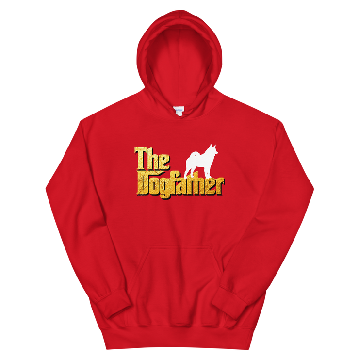 Norwegian Elkhound Dogfather Unisex Hoodie