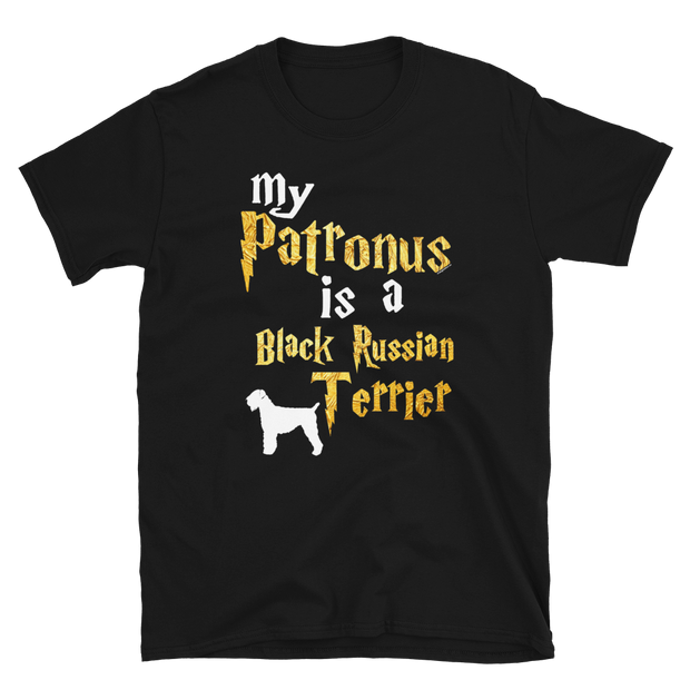 Black Russian Terrier T shirt -  Patronus Unisex T-shirt