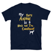 Black and Tan Coonhound T shirt -  Spirit Animal Unisex T-shirt