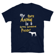 German Wirehaired Pointer T shirt -  Spirit Animal Unisex T-shirt