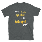 Whippet T shirt -  Spirit Animal Unisex T-shirt