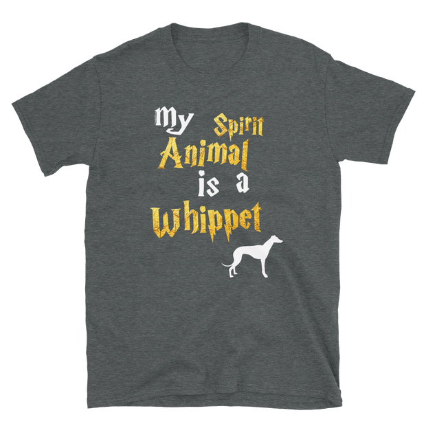 Whippet T shirt -  Spirit Animal Unisex T-shirt
