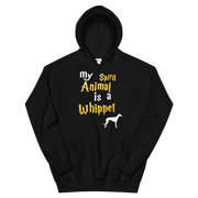 Whippet Hoodie -  Spirit Animal Unisex Hoodie