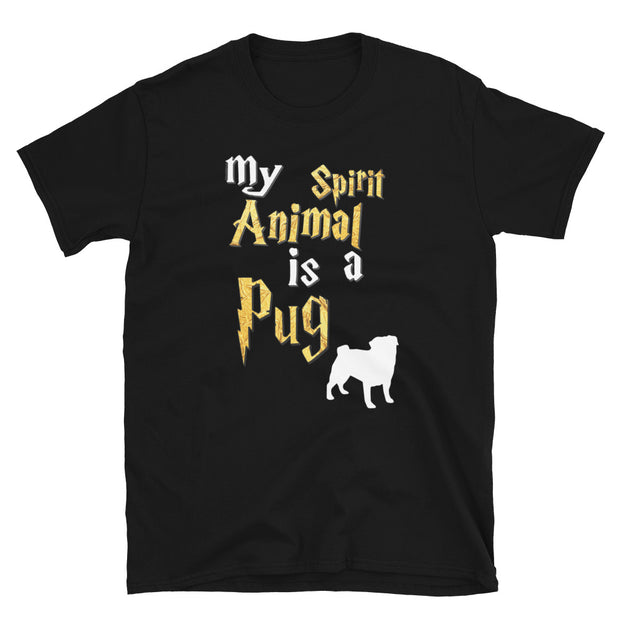 Pug T shirt -  Spirit Animal Unisex T-shirt