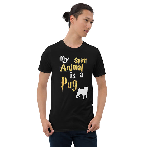 Pug T shirt -  Spirit Animal Unisex T-shirt