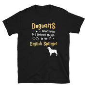 English Springer T Shirt - Dogwarts Shirt