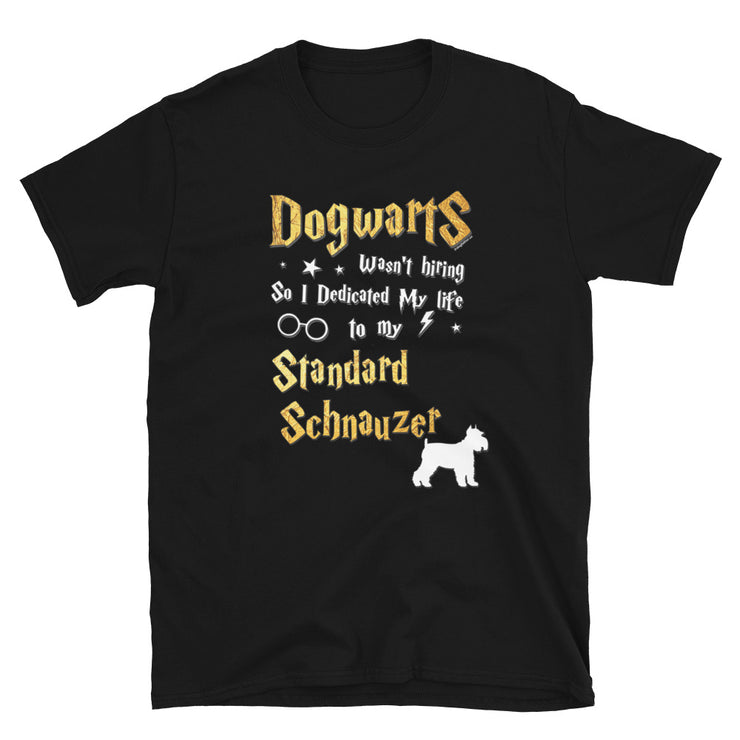 Standard Schnauzer T Shirt - Dogwarts Shirt