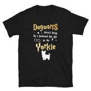 Yorkie T Shirt - Dogwarts Shirt