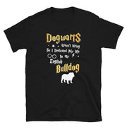 English Bulldog T Shirt - Dogwarts Shirt
