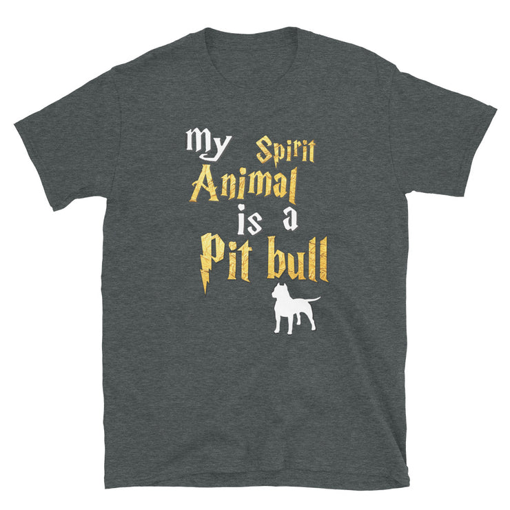 Pit bull T shirt -  Spirit Animal Unisex T-shirt
