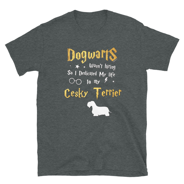 Cesky Terrier T Shirt - Dogwarts Shirt
