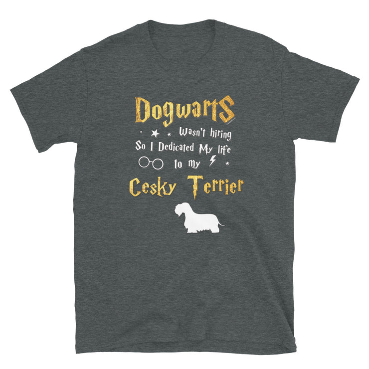 Cesky Terrier T Shirt - Dogwarts Shirt