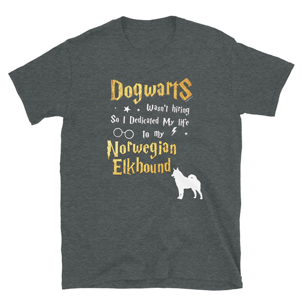Norwegian Elkhound T Shirt - Dogwarts Shirt