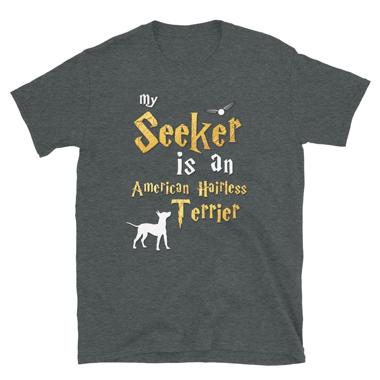 American Hairless Terrier Shirt  - Seeker American Hairless Terrier